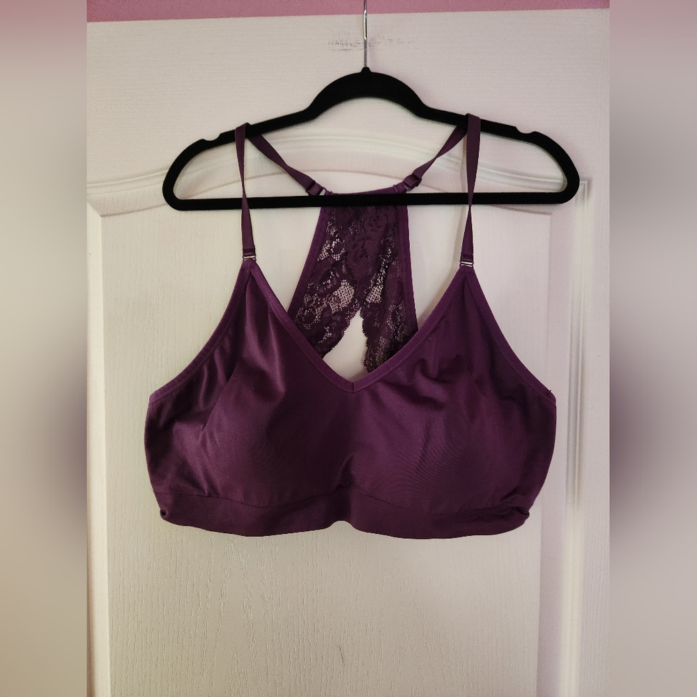 Torrid Size 5 Racer Back Bralette Sports Bra, Plus Size
